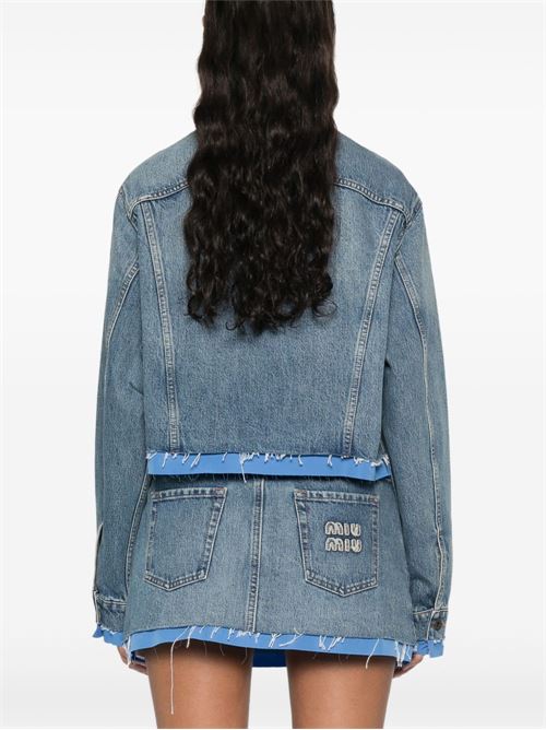 Denim jacket MIU MIU | GWB24716T1F0013